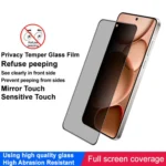 imak 3D Curved Privacy Full Screen Tempered Glass Film, For OPPO Find X8 Ultra, For OPPO A5 Pro China, For OPPO Reno12 Pro Global, For OPPO F27 Pro+ / F27 Pro, For OPPO Find X8 Pro 5G - Image 9