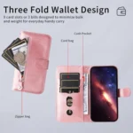 Fashion Calf Texture Zipper Leather Phone Case, For Xiaomi 15 Ultra, For Xiaomi 15 Pro, For Xiaomi 15, For Xiaomi 14T Pro - Image 3
