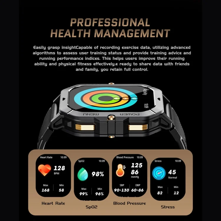 EDA0066879_B10.webp LEMFO C28 2.02 inch Sport Smart Watch, Support Bluetooth Call / Sleep / Blood Oxygen / Heart Rate / Blood Pressure Health Monitor - Image 11