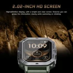 LEMFO C28 2.02 inch Sport Smart Watch, Support Bluetooth Call / Sleep / Blood Oxygen / Heart Rate / Blood Pressure Health Monitor - Image 3