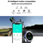 LEMFO HK52 1.43 inch BT5.3 IP68 Sport Smart Watch, Support Bluetooth Call / Message Notification / Heart Rate / Blood Pressure Health Monitor - Image 11
