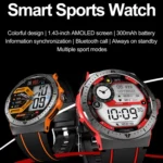 LEMFO HK52 1.43 inch BT5.3 IP68 Sport Smart Watch, Support Bluetooth Call / Message Notification / Heart Rate / Blood Pressure Health Monitor - Image 3