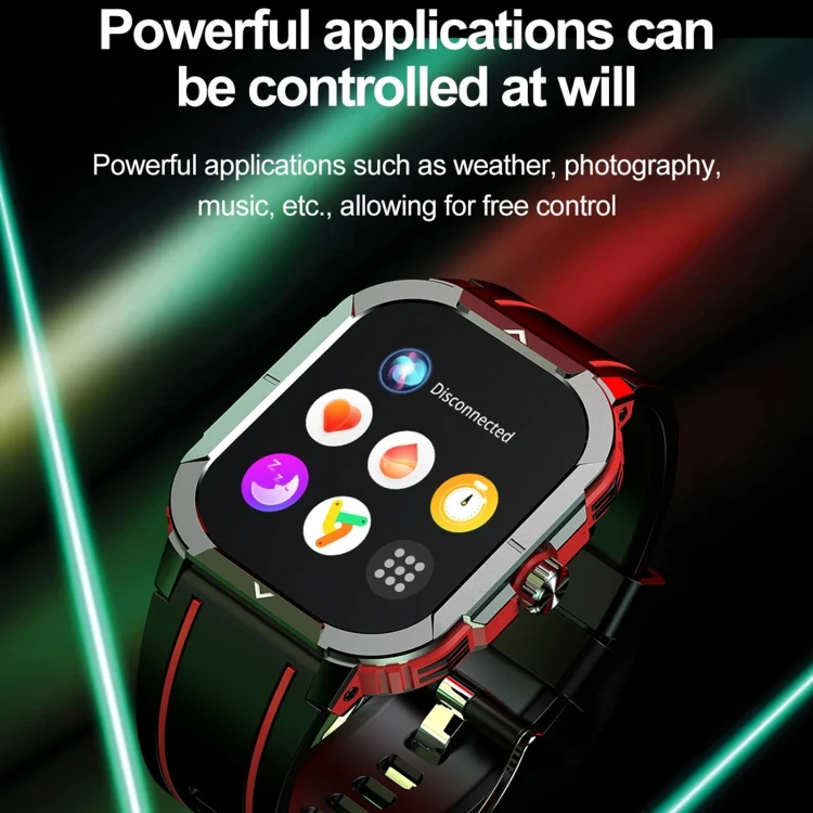 EDA0066896_B9.webp LEMFO HK56 2.06 inch BT5.3 IP68 Sport Smart Watch, Support Bluetooth Call / Message Notification / Heart Rate / Blood Pressure Health Monitor - Image 10