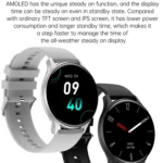 HK89 1.43 inch BT5.0 IP67 Sport Smart Watch, Support Bluetooth Call / Message Notification / Heart Rate / Blood Pressure Health Monitor - Image 4