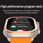 HK96S 2.06 inch BT5.3 IP68 Sport Smart Watch, Support Bluetooth Call / Sleep / Blood Oxygen / Heart Rate / Blood Pressure Health Monitor - Image 8