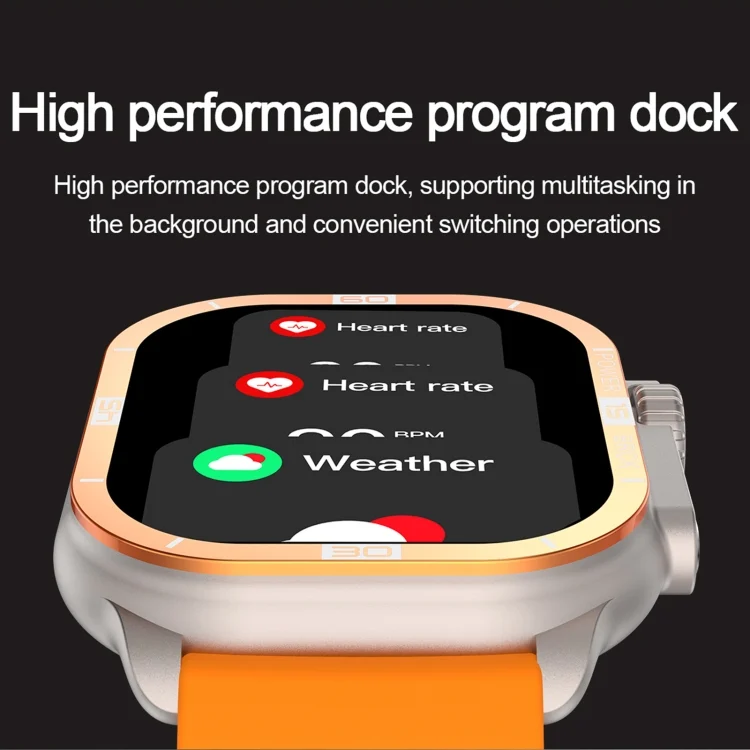 EDA0066902_B7.webp HK96S 2.06 inch BT5.3 IP68 Sport Smart Watch, Support Bluetooth Call / Sleep / Blood Oxygen / Heart Rate / Blood Pressure Health Monitor - Image 8