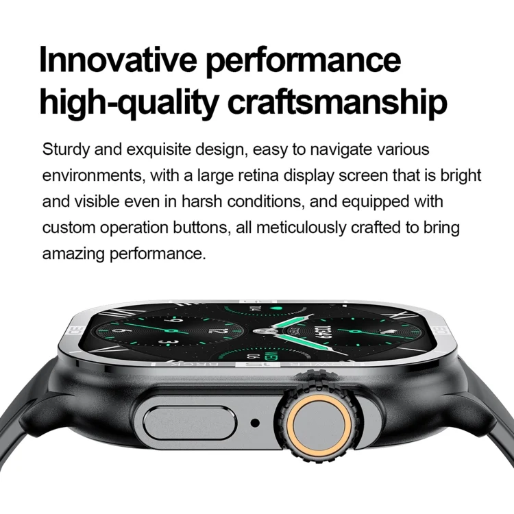 EDA0066902_B8.webp HK96S 2.06 inch BT5.3 IP68 Sport Smart Watch, Support Bluetooth Call / Sleep / Blood Oxygen / Heart Rate / Blood Pressure Health Monitor - Image 9