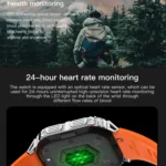 LEMFO K61 Pro 1.96 inch BT5.0 Sport Smart Watch, Support Bluetooth Call / Sleep / Blood Oxygen / Heart Rate / Blood Pressure Health Monitor - Image 5