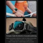 LEMFO K61 Pro 1.96 inch BT5.0 Sport Smart Watch, Support Bluetooth Call / Sleep / Blood Oxygen / Heart Rate / Blood Pressure Health Monitor - Image 6