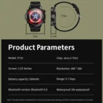 LEMFO TF10 Pro 1.53 inch BT5.2 IP67 Sport Smart Watch, Support Bluetooth Call / Sleep / Blood Oxygen / Heart Rate / Long Sitting Health Monitor - Image 2