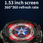 LEMFO TF10 Pro 1.53 inch BT5.2 IP67 Sport Smart Watch, Support Bluetooth Call / Sleep / Blood Oxygen / Heart Rate / Long Sitting Health Monitor - Image 3