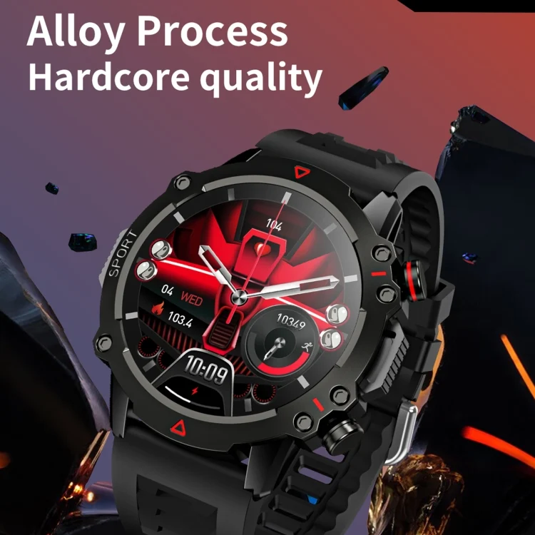 EDA0066922_B3.webp LEMFO TF10 Pro 1.53 inch BT5.2 IP67 Sport Smart Watch, Support Bluetooth Call / Sleep / Blood Oxygen / Heart Rate / Long Sitting Health Monitor - Image 4