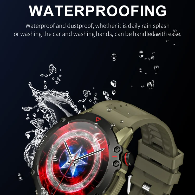 EDA0066922_B4.webp LEMFO TF10 Pro 1.53 inch BT5.2 IP67 Sport Smart Watch, Support Bluetooth Call / Sleep / Blood Oxygen / Heart Rate / Long Sitting Health Monitor - Image 5