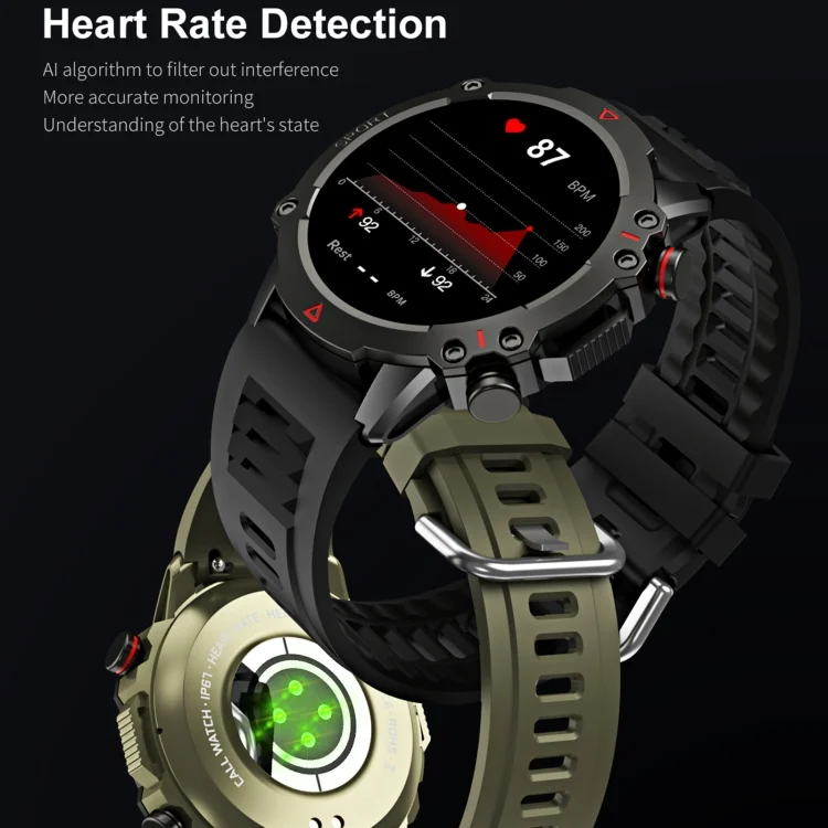 EDA0066922_B7.webp LEMFO TF10 Pro 1.53 inch BT5.2 IP67 Sport Smart Watch, Support Bluetooth Call / Sleep / Blood Oxygen / Heart Rate / Long Sitting Health Monitor - Image 8