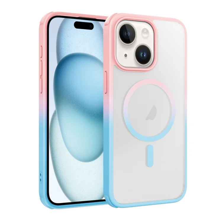 Colorful MagSafe PC + TPU Phone Case, For iPhone 15 Plus, For iPhone 14 / 13