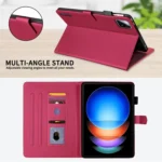 Rhombus Lattice Leather Tablet Case, For Xiaomi Pad 6S Pro 12.4, For Xiaomi Redmi Pad SE, For Xiaomi Pad 6 / 6 Pro, For Xiaomi Redmi Pad 8.8 inch 2025 - Image 4