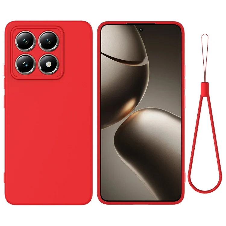 Solid Color Liquid Silicone Dropproof Full Coverage Phone Case, For Xiaomi 14T Pro, For Xiaomi 14T, For Xiaomi Poco M6 4G, For Xiaomi Poco M6 Plus, For Xiaomi 14 Civi / Civi 4 Pro