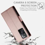 Side Buckle Magnetic Frosted Leather Phone Case, For OPPO A57 4G Global / A77 4G Global, For OPPO A54 / A54s / A55 5G / A55s 5G - Image 7