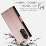 Side Buckle Magnetic Frosted Leather Phone Case, For OPPO A78 5G / A58x Global / A1x 5G, For OPPO A1 Pro / Reno8 T 5G - Image 7