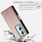 Side Buckle Magnetic Frosted Leather Phone Case, For OPPO A79 5G - Image 7