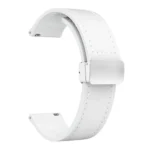 Magnetic Silver Buckle Silicone Leather Watch Band - Image 5