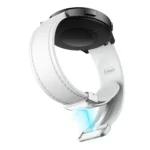 Magnetic Silver Buckle Silicone Leather Watch Band - Image 6