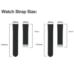 Magnetic Silver Buckle Silicone Leather Watch Band - Image 3
