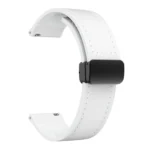 Magnetic Black Buckle Silicone Leather Watch Band - Image 5