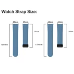 Magnetic Black Buckle Silicone Leather Watch Band - Image 3
