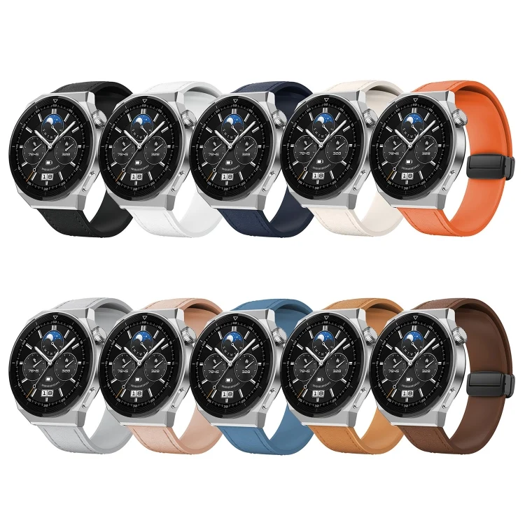 EDA0067178_B3.webp Magnetic Black Buckle Silicone Leather Watch Band - Image 4