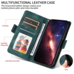 Embossed Rhombus Starry Leather Phone Case, For vivo Y400 Pro 5G / V40e / iQOO Z9s, For vivo V50 Lite 4G / 5G, For vivo Y39 5G / Y300i, For vivo Y29s 5G / Y04 4G - Image 3