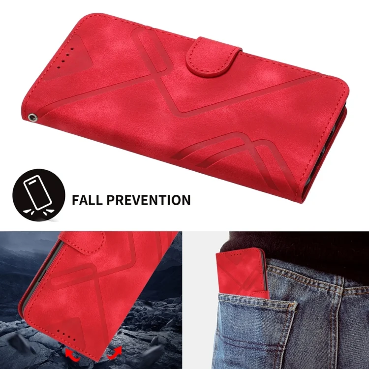 EDA006738402A_5.webp Line Pattern Skin Feel Leather Phone Case, For Redmi Turbo 3 / Xiaomi Poco F6, For Redmi Note 13R Pro / Xiaomi Poco X6 Neo, For Redmi Note 12 Turbo / Xiaomi Poco F5 - Image 6