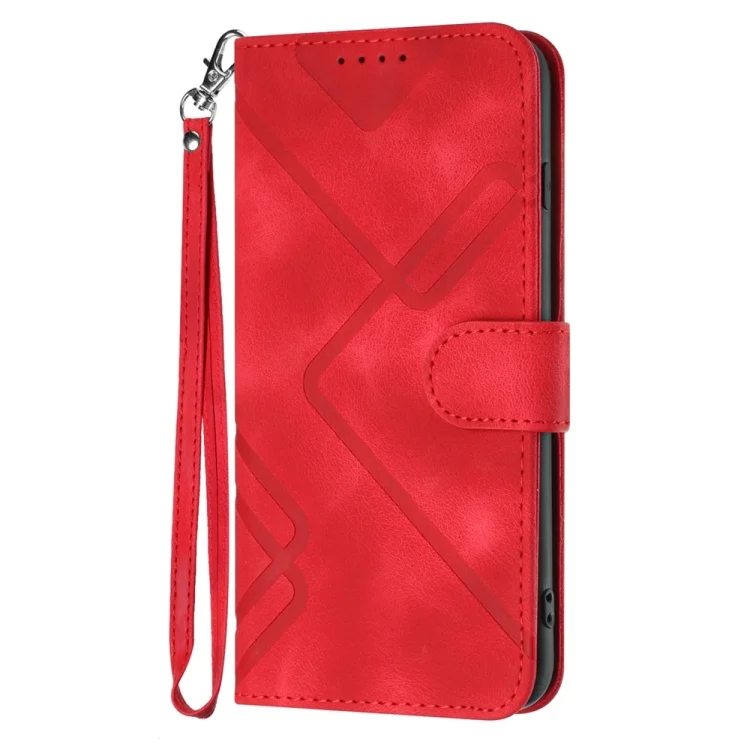 EDA006738405A_1.webp Line Pattern Skin Feel Leather Phone Case, For Redmi Note 14 Pro+ 5G, For Redmi Note 14 Pro 5G, For Redmi 13 4G - Image 2