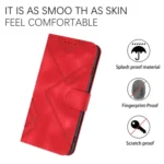 Line Pattern Skin Feel Leather Phone Case, For Redmi Note 14 Pro+ 5G, For Redmi Note 14 Pro 5G, For Redmi 13 4G - Image 5