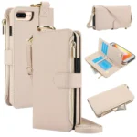 Crossbody Ring Multifunctional Wallet Leather Phone Case, For iPhone 7 / 8 / SE 2022, For iPhone 13 Pro Max