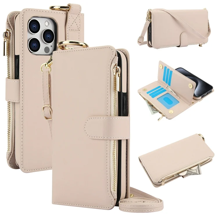 Crossbody Ring Multifunctional Wallet Leather Phone Case, For iPhone 11 Pro, For iPhone X / XS