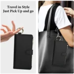 Crossbody Ring Multifunctional Wallet Leather Phone Case, For iPhone XR, For iPhone XS Max - Image 6