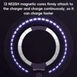 MagSafe Airbag Shockproof Frosted Phone Case with Fold Holder, For iPhone 16 Pro Max, For iPhone 16 Pro, For iPhone 16 Plus, For iPhone 16 - Image 7