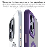 MagSafe Airbag Shockproof Frosted Phone Case with Fold Holder, For iPhone 16 Pro Max, For iPhone 16 Pro, For iPhone 16 Plus, For iPhone 16 - Image 10