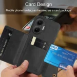 Double Buckle Card Slots Magnetic Phone Case, For Redmi Turbo 4 Pro, For Redmi Turbo 4, For Redmi K80 Pro, For Redmi K80 Pro Champion Edition - Image 6