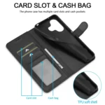 LC.IMEEKE Calf Texture Leather Phone Case, For Redmi 13 4G - Image 6