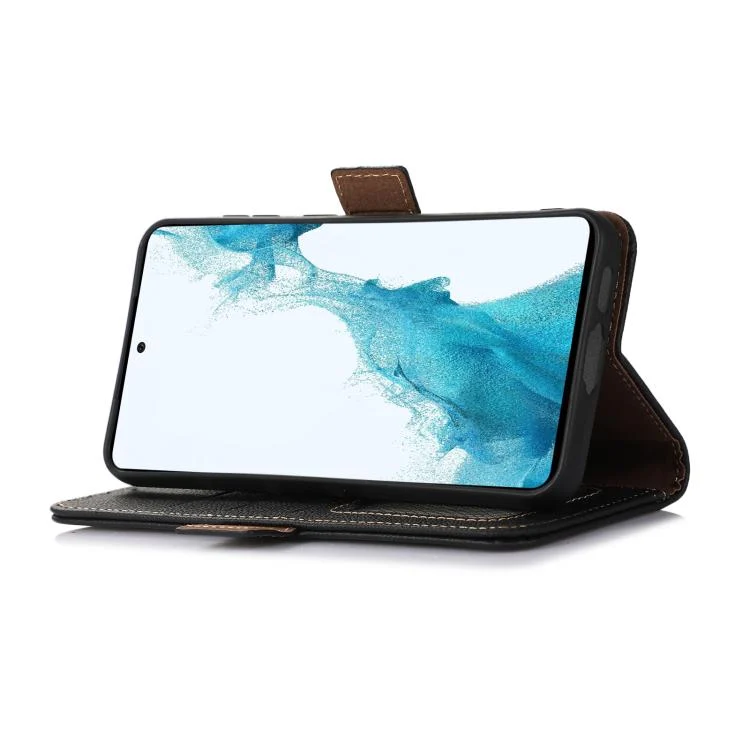 EDA006755205A_6.webp Side-Magnetic TJ Genuine Leather RFID Phone Case, For Redmi Turbo 4, For Redmi Note 14 5G, For Redmi Note 14 Pro 5G, For Redmi 14C 4G, For Redmi 13 4G - Image 7