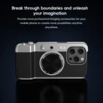 3D Retro Bluetooth Camera Magsafe Mirror Phone Case, For iPhone 15, For iPhone 14 - Image 5