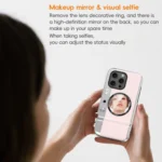 3D Retro Bluetooth Camera Magsafe Mirror Phone Case, For iPhone 15, For iPhone 14 - Image 10