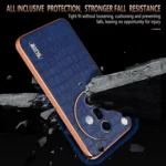 AZNS Electroplated Frame Crocodile Texture Full Coverage Phone Case, For OPPO Find X7, For OPPO Reno11 Global, For OPPO Find X7 Ultra, For OPPO Find X8 Pro - Image 4