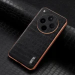 AZNS Electroplated Frame Crocodile Texture Full Coverage Phone Case, For OPPO Find X8s+, For OPPO Find X8s, For OPPO Find X8 Ultra, For OPPO Find X8 - Image 2