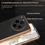 AZNS Electroplated Frame Crocodile Texture Full Coverage Phone Case, For OPPO Find X8s+, For OPPO Find X8s, For OPPO Find X8 Ultra, For OPPO Find X8 - Image 5