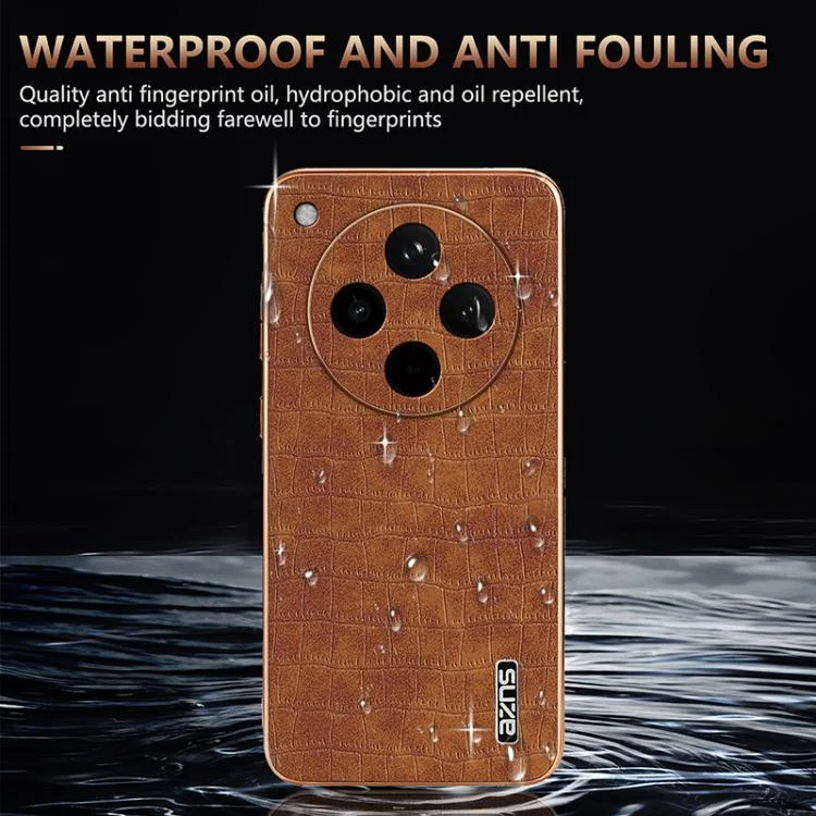 EDA006769310A_5.webp AZNS Electroplated Frame Crocodile Texture Full Coverage Phone Case, For OPPO Find X8s+, For OPPO Find X8s, For OPPO Find X8 Ultra, For OPPO Find X8 - Image 6