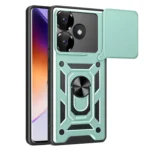 Sliding Camera Cover Design TPU+PC Phone Case, For Xiaomi Poco F6, For Xiaomi Poco F6 Pro