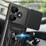 Sliding Camera Cover Design TPU+PC Phone Case, For Xiaomi Poco F6, For Xiaomi Poco F6 Pro - Image 6
